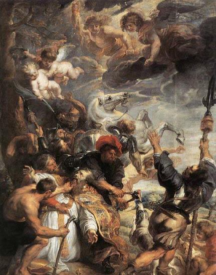 RUBENS, Pieter Pauwel The Martyrdom of St Livinus china oil painting image